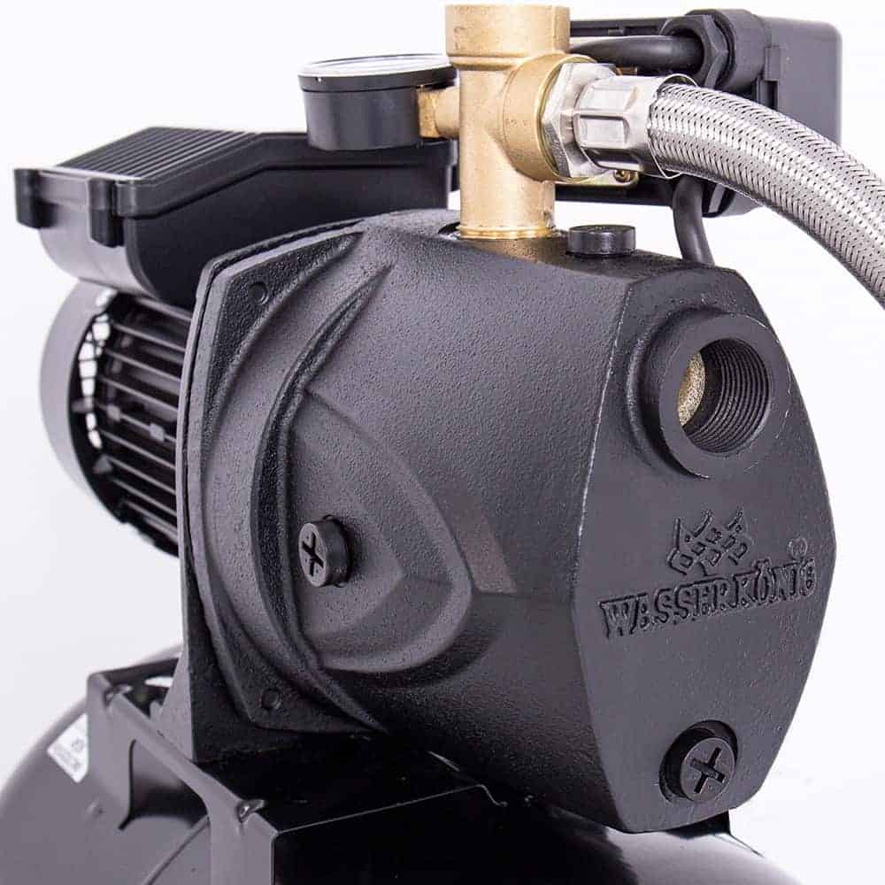 Hidrofor Wasserkonig FL508225 cu pompa autoamorsanta fonta putere 1200 W debit 4920 l/h inaltime refulare 50 m vas 24 l 4 Hidrofor cu pompa autoamorsanta, fonta, putere 1200 W, debit 4920 l/h, inaltime refulare 50 m, vas de expansiune 24 l