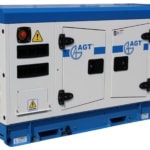 Generator de curent diesel AGT 22 DSEA trifazat AVR 17,6 kW pornire electrica ATS inclus