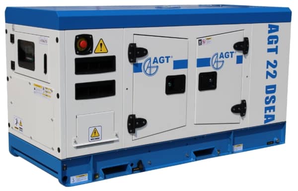 Generator de curent diesel AGT 22 DSEA trifazat AVR 17,6 kW pornire electrica ATS optional