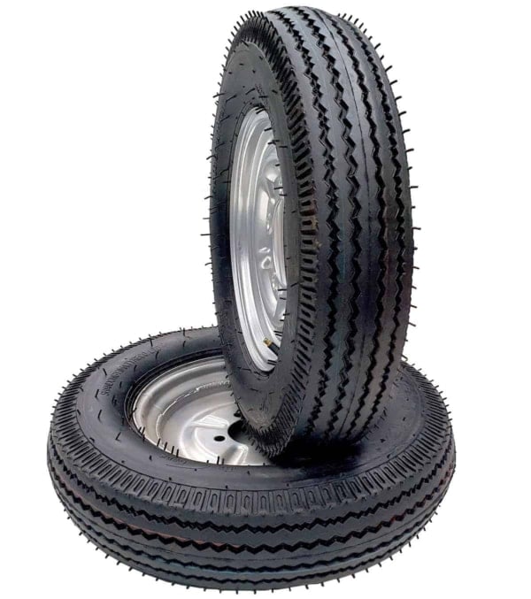 Set roti complete 5.00-12 4 prezoane pentru PRO-R500, ProGARDEN Campo RM500C