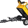 ProGARDEN Campo RM500C remorca 500kg motocultor, 1 osie, prindere bolt, roti profil rutier 5.00-12, 4 prezoane, RIM 3.00B