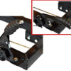 ProGARDEN Campo RM500C remorca 500kg motocultor, 1 osie, prindere bolt, roti profil rutier 5.00-12, 4 prezoane, RIM 3.00B
