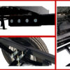 ProGARDEN Campo RM500C remorca 500kg motocultor, 1 osie, prindere bolt, roti profil rutier 5.00-12, 4 prezoane, RIM 3.00B