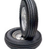 ProGARDEN Set roti complete profil rutier 5.00-12, 4 prezoane, RIM 3.00B