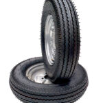 ProGARDEN Set roti complete profil rutier 5.00-12, 4 prezoane, RIM 3.00B