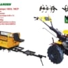 Pachet motocultor Campo 1803, benzina, EURO5, 18CP, 2+1 trepte, remorca 500kg, ulei motor si transmisie incluse