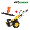 Motocultor multifunctional ProGARDEN Pachet BT330/G190 14CP, benzina, 3+2 viteze, bara cosire 1200mm