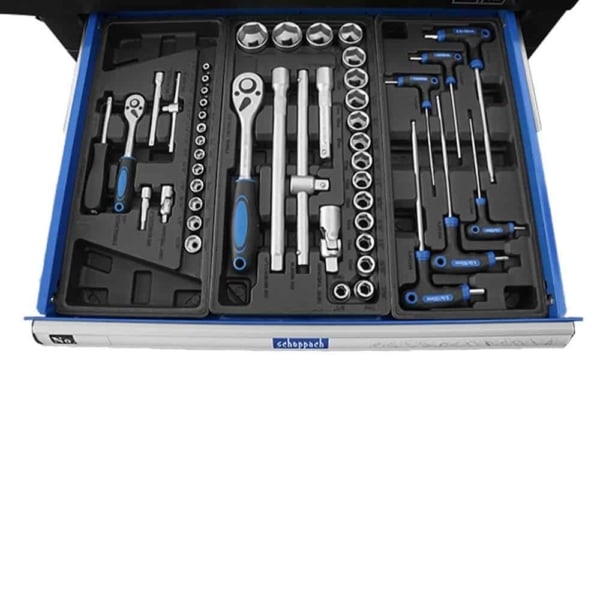 Dulap scule Scheppach TW 1000 263 piese 7 sertare