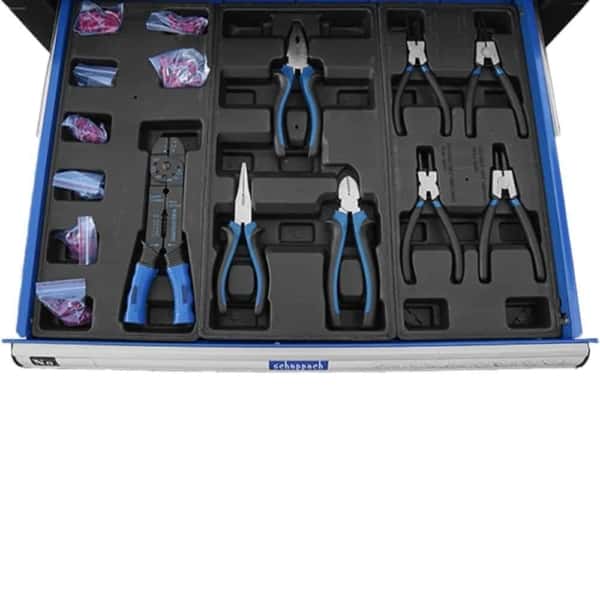 Dulap scule Scheppach TW 1000 263 piese 7 sertare