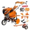 Motosapa RURIS 7500ACC3 +roti+rarita+plug+adaptor+dispozitiv cartofi+cultivator+accesoriu tractat+roti metalice 400 fara manicot