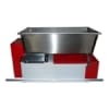 Zdrobitoare-desciorchinator cu motor 0.75Kw, cuva semi inox, Ø96×220mm ENO 15