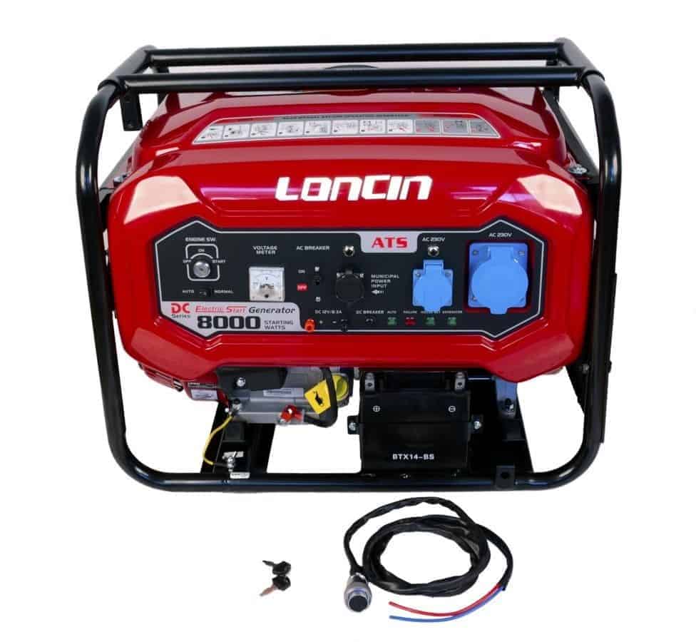 Generator LONCIN 7.0 KW 220V cu automatizare LC8000D-DC 9 GENERATOR LONCIN 7.0 KW 220V CU AUTOMATIZARE - LC8000D-DC