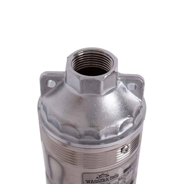 Pompa submersibila cu surub, pentru ape curate, diametru 4", putere 1150 W, debit 3000 l/h, inaltime refulare 85 m