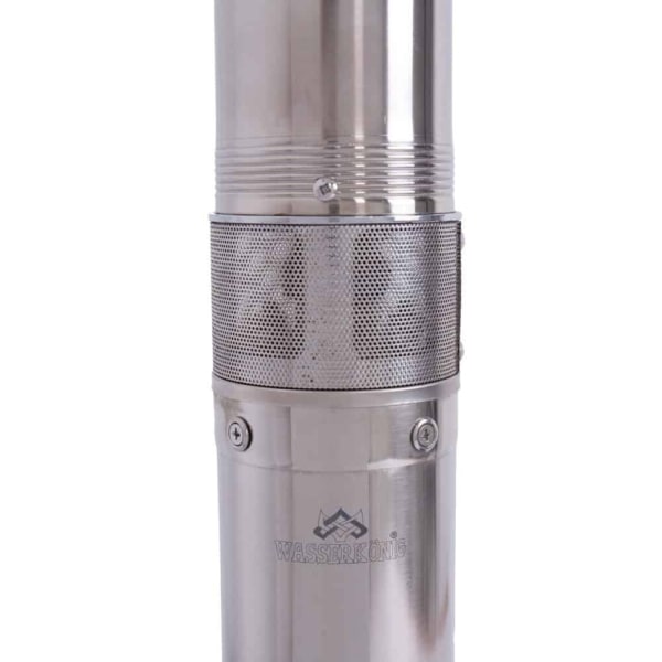 Pompa submersibila cu surub, pentru ape curate, diametru 4", putere 1600 W, debit 3000 l/h, inaltime refulare 125 m