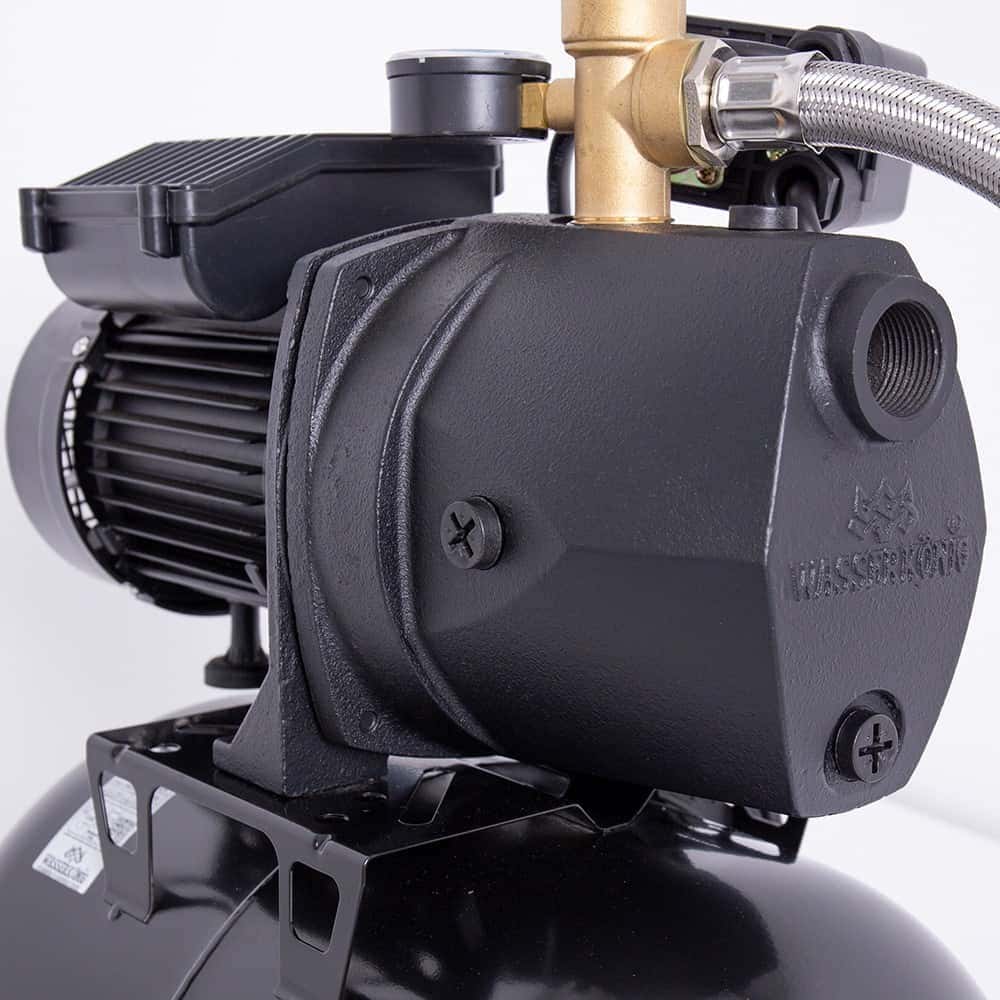 Hidrofor Wasserkonig FL568925 cu pompa autoamorsanta fonta putere 1400 W debit 5340 l/h inaltime refulare 56 m vas 24 l 4 Hidrofor cu pompa autoamorsanta, fonta, putere 1400 W, debit 5340 l/h, inaltime refulare 56 m, vas de expansiune 24 l