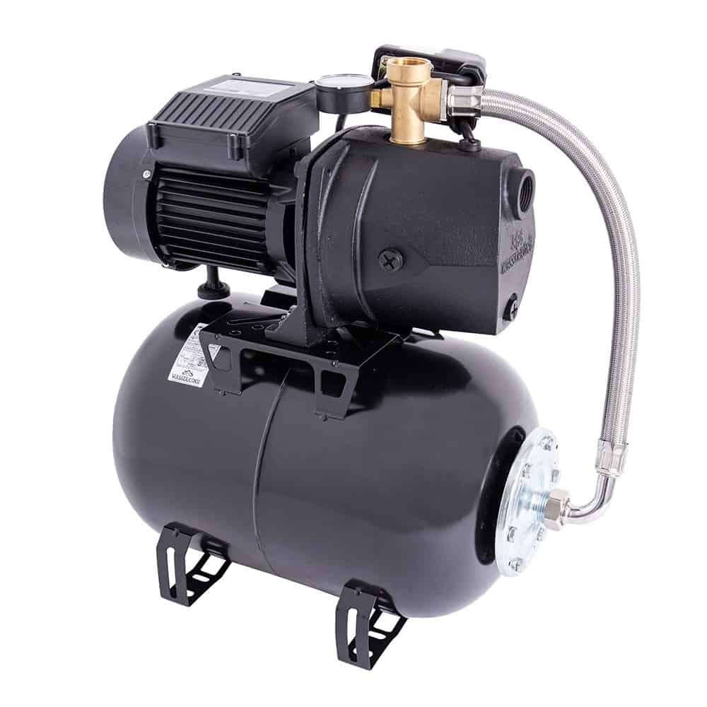 Hidrofor Wasserkonig FL568925 cu pompa autoamorsanta fonta putere 1400 W debit 5340 l/h inaltime refulare 56 m vas 24 l 7 Hidrofor cu pompa autoamorsanta, fonta, putere 1400 W, debit 5340 l/h, inaltime refulare 56 m, vas de expansiune 24 l
