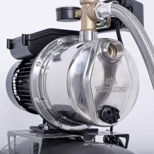 Hidrofor cu pompa autoamorsanta, inox, putere 900 W, debit 3720 l/h, inaltime refulare 50 m, vas de expansiune 24 l