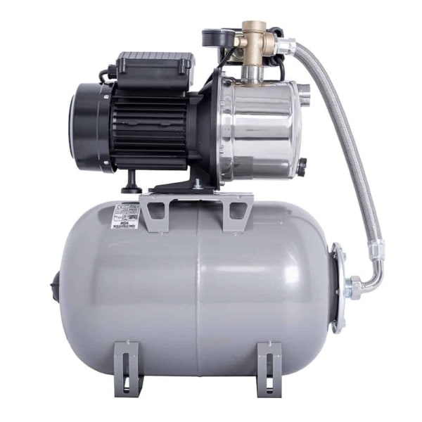 Hidrofor cu pompa autoamorsanta, inox, putere 900 W, debit 3720 l/h, inaltime refulare 50 m, vas de expansiune 24 l
