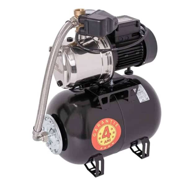 Hidrofor cu pompa autoamorsanta, inox, putere 1050 W, debit 4320 l/h, inaltime refulare 45 m, vas de expansiune 24 l