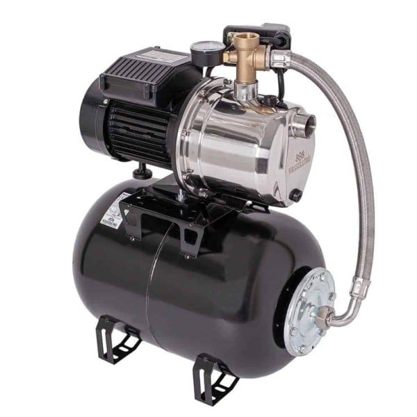 Hidrofor cu pompa autoamorsanta, inox, putere 1050 W, debit 4320 l/h, inaltime refulare 45 m, vas de expansiune 24 l