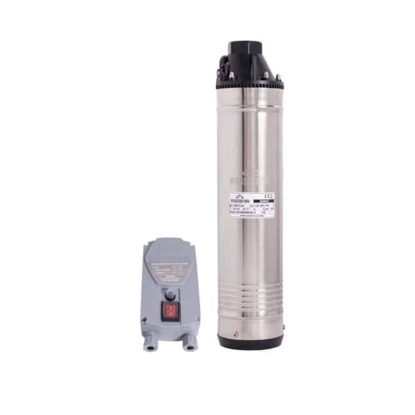 Pompa submersibila periferica, diametru 4", putere 1100 W, debit 2820 l/h, inaltime refulare 48 m