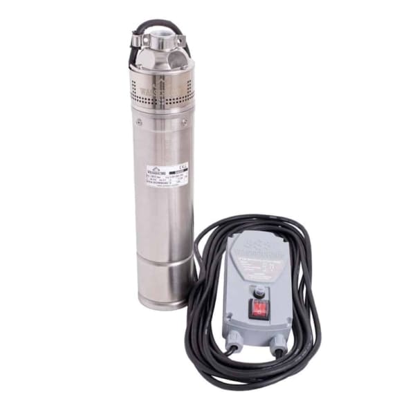 Pompa submersibila periferica, diametru 4", putere 1200 W, debit 3180 l/h, inaltime refulare 62 m