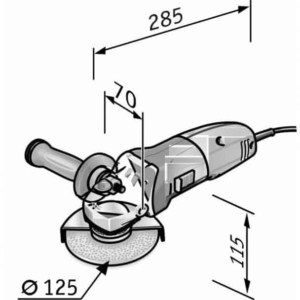 Polizor unghiular Flex L 3309 FR