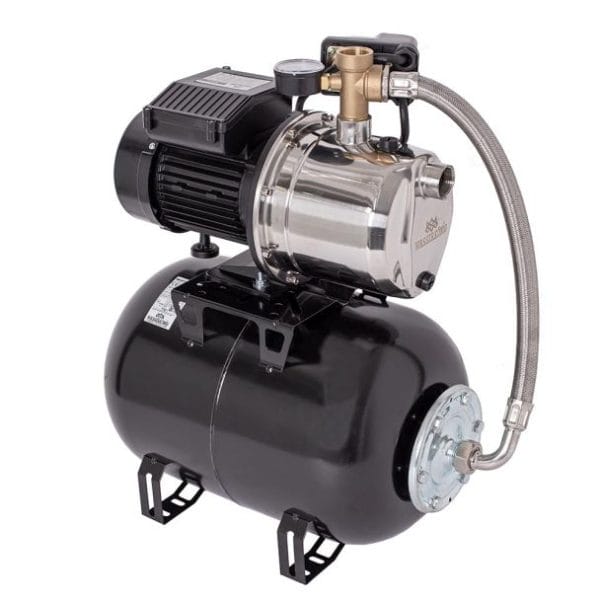 Hidrofor Wasserkonig IL457225 cu pompa autoamorsanta inox putere 1050 W debit 4320 l/h inaltime refulare 45 m vas 24 l