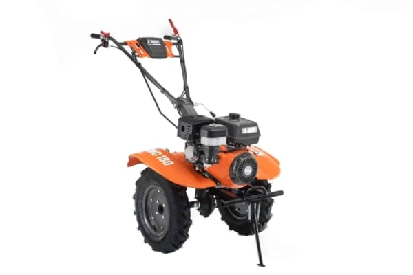 Motocultor O'Mac MC 180 cu roti + plug reglabil + roti m.