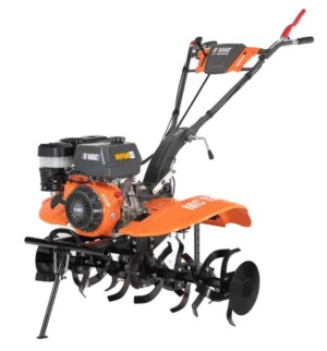 Motocultor O'Mac MC 180 cu roti + plug reglabil + roti m.