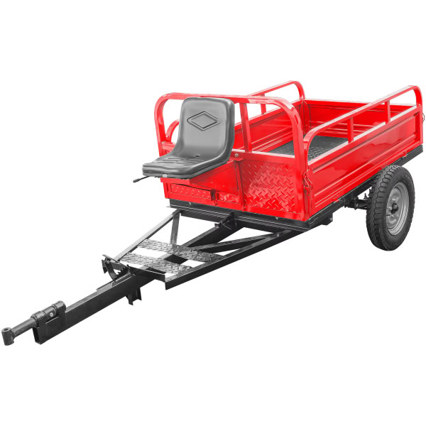 Remorca basculabila 800 kg DKD LY800 NEW Culoare ROSU - Image 7