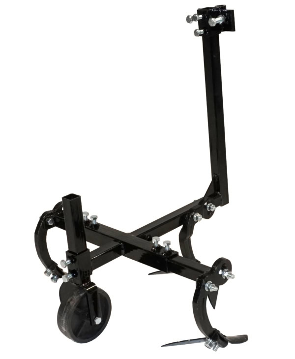 ProGARDEN PRO-PRS20-45 prasitoare cu roata limitatoare adancime pentru motocultor, 20cm distanta intre randuri, tija 45cm - Image 3