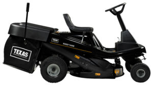 Texas Rider 7600E tractoras pentru tuns gazonul 3 in 1, 12CP, benzina, latime taiere 760mm, inaltime taiere 30-76mm, sac colector 170l, pornire electrica