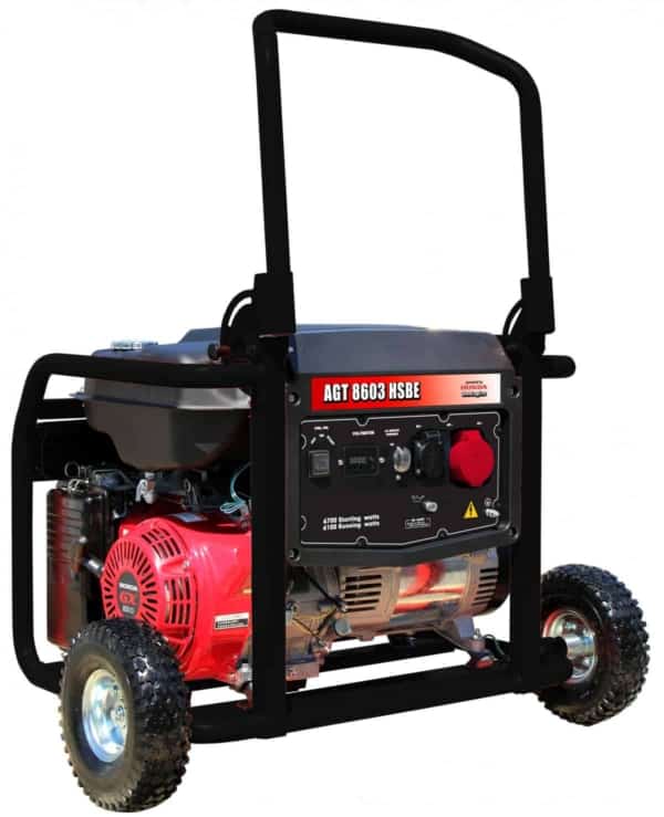 Generator de curent AGT 8603 HSBE GX390 Rezervor 25L TTL pornire electrica