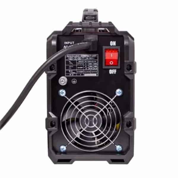 Invertor sudura MMA Tehnoweld COMPACT-145T, 140 A, electrozi 1.6-3.2 mm, cu accesorii