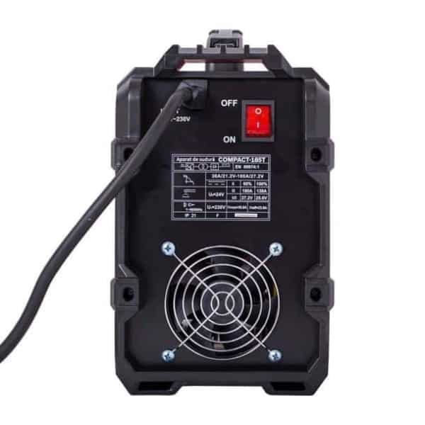 Invertor sudura MMA Tehnoweld COMPACT-165T, 160 A, electrozi 1.6-4 mm, cu accesorii