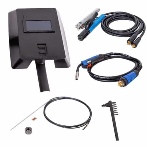 Aparat sudura MIG-MAG/ MMA/ TIG Tehnoweld TEHNOWELDMIG-200T, 180 A, sarma otel 1 mm, electrozi 1.6-4 mm, cu accesorii