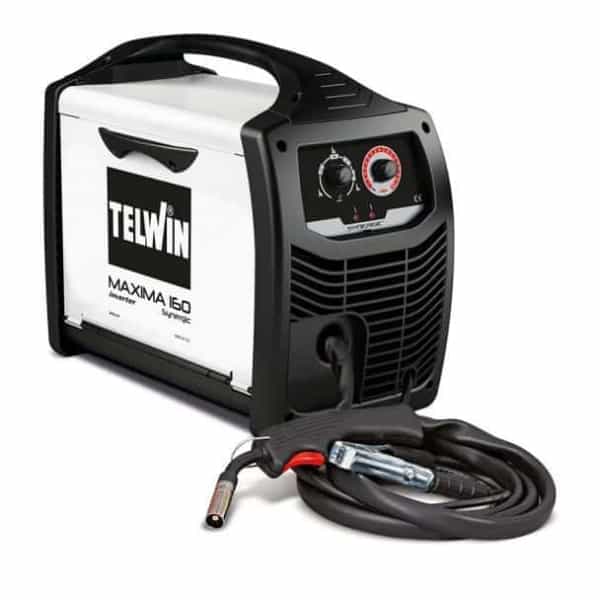 Aparat sudura MIG-MAG Telwin MAXIMA160SYNERGIC, 150 A, sarma otel 0.6-0.8 mm, cu accesorii