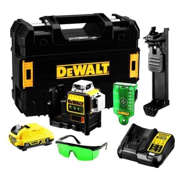 Nivela laser in cruce, autonivelanta, DeWalt DCE089D1G, Li-Ion 10.8V, 2 Ah, fascicul verde 4 Nivela laser in cruce, autonivelanta, DeWalt DCE089D1G, Li-Ion 10.8V, 2 Ah, fascicul verde