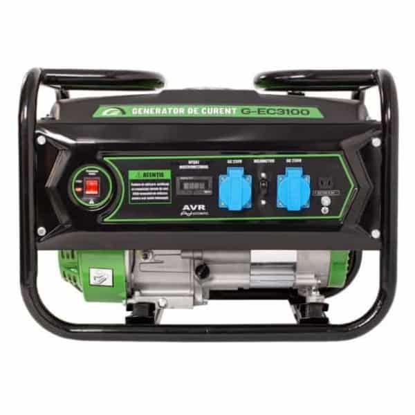 Generator de curent pe benzina Greenfield G-EC3100, portabil, monofazat, putere 2.3 kVA
