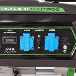 Generator de curent pe benzina Greenfield G-EC3100, portabil, monofazat, putere 2.3 kVA