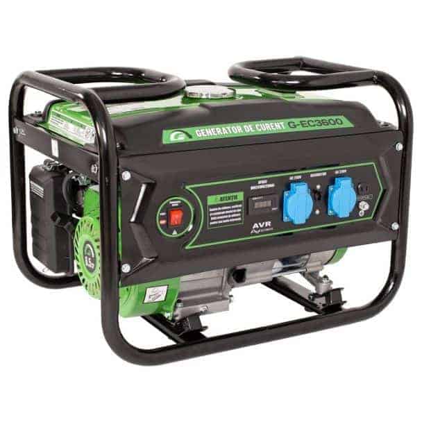 Generator de curent benzina Greenfield G-EC3600 monofazat AVR 2,4 kW 1 Generator de curent pe benzina Greenfield G-EC3600, portabil, monofazat, putere maxima 2.4 kVA
