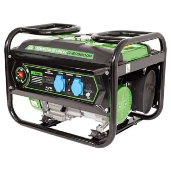 Generator de curent pe benzina Greenfield G-EC3600P, portabil, monofazat, putere 2.4 kVA, bobinaj alternator cupru