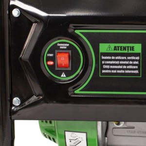 Generator de curent pe benzina Greenfield G-EC3600P, portabil, monofazat, putere 2.4 kVA, bobinaj alternator cupru