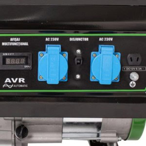 Generator de curent pe benzina Greenfield G-EC3600P, portabil, monofazat, putere 2.4 kVA, bobinaj alternator cupru