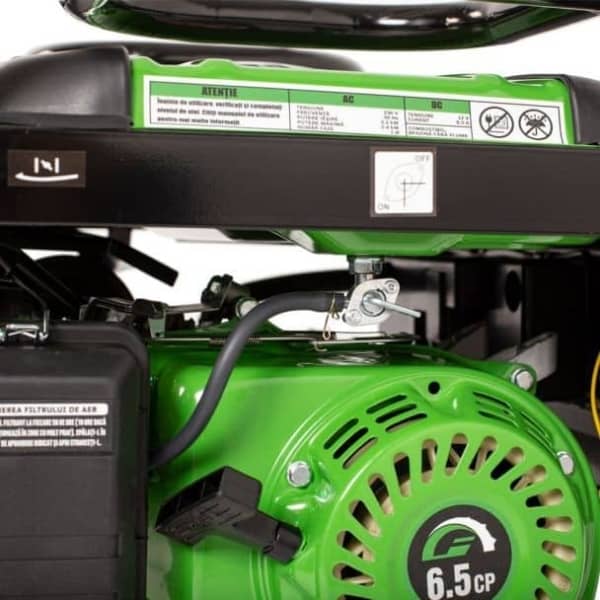Generator de curent pe benzina Greenfield G-EC3600P, portabil, monofazat, putere 2.4 kVA, bobinaj alternator cupru