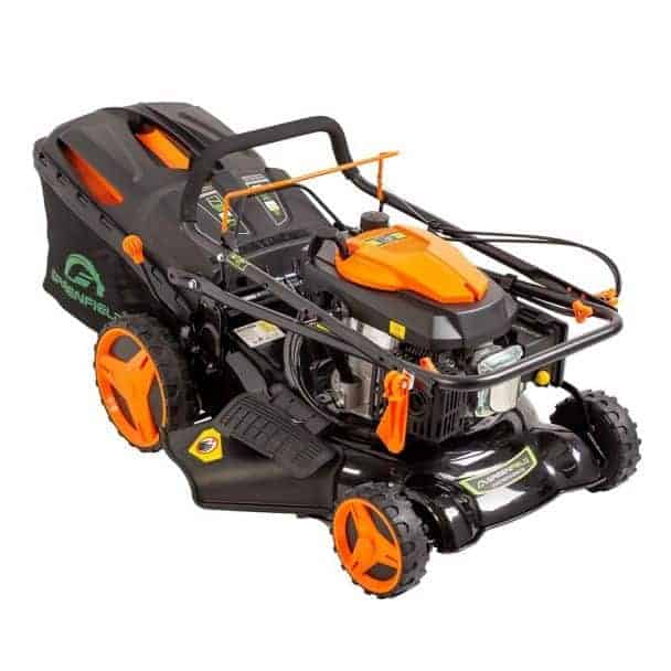 Masina de tuns gazon GREENFIELD G-MTG511ARW-T8 Benzina 4.4 CP 50 cm cos 60 l 6 Masina de tuns gazonul cu autopropulsie Greenfield G-MTG511ARW-T8