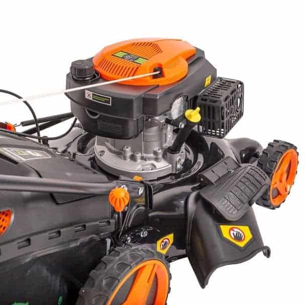 Masina de tuns gazon GREENFIELD G-MTG511ARW-T8 Benzina 4.4 CP 50 cm cos 60 l 8 Masina de tuns gazonul cu autopropulsie Greenfield G-MTG511ARW-T8