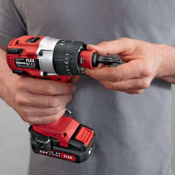 Masina de gaurit si insurubat cu percutie, compatibila cu acumulatori Flex PD 2G 18.0-EC 4 Masina de gaurit si insurubat cu percutie, compatibila cu acumulatori Flex PD 2G 18.0-EC