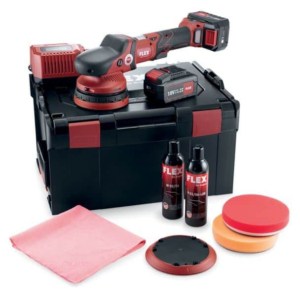 Set premium masina de polisat orbitala Flex XFE 15 150 18.0-EC/5.0 P-SET